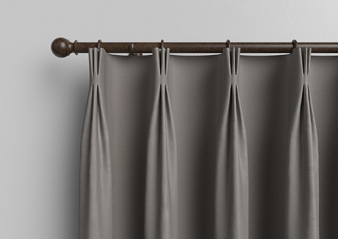 Kyoto Faux Silk, Brun - Made to Measure Curtains - Image 11